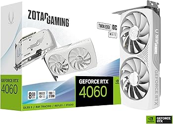 Amazon.com: ZOTAC Gaming GeForce RTX 4060 8GB Twin Edge OC White