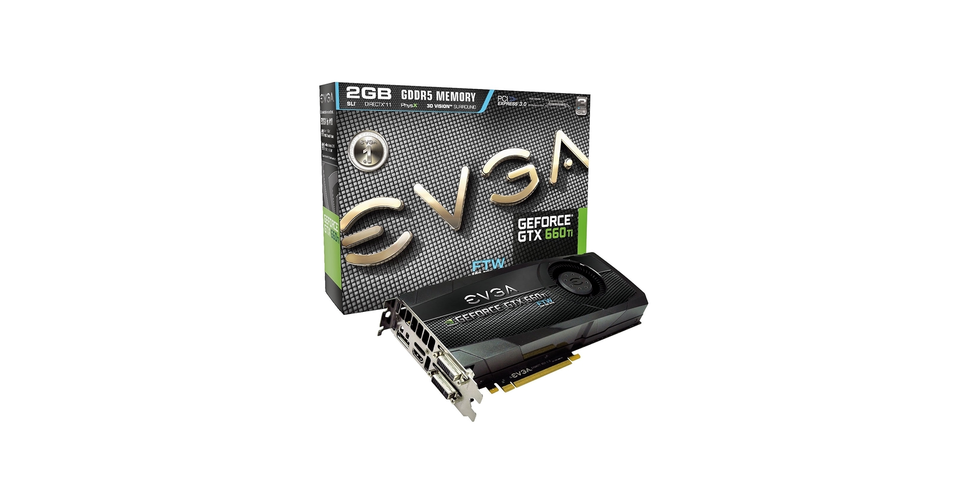 Amazon.com: EVGA GeForce GTX 660Ti FTW 2048MB GDDR5 DVI-I, DVI-D