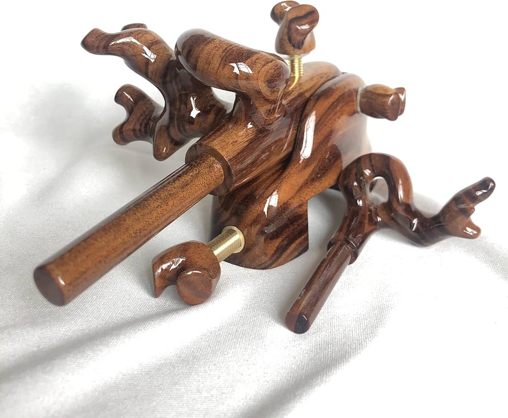 Amazon.co.jp: 【宇智波】ヘラブナ万力 天然木黒金柿 大砲型万力 へら