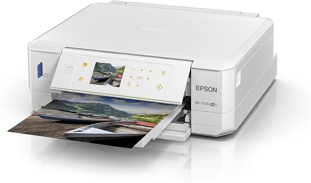 Amazon.co.jp: EPSON インクジェット複合機 Colorio EP-777A 無線