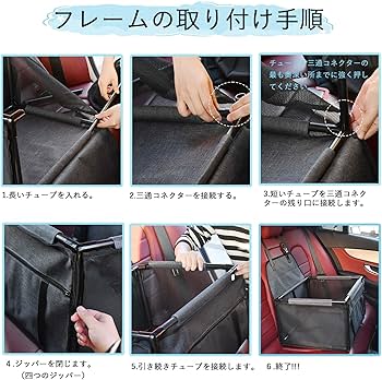 Amazon.co.jp: Yullmu ペット用ドライブボックス 車用ペットシート