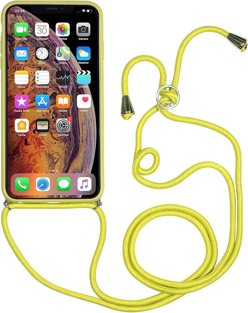 Amazon.com: StilGut Case with Necklace Compatible with iPhone Xs