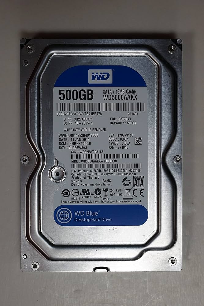 Amazon.com: Western Digital HDD WD5000AAKX 500GB SATA 6Gb/s