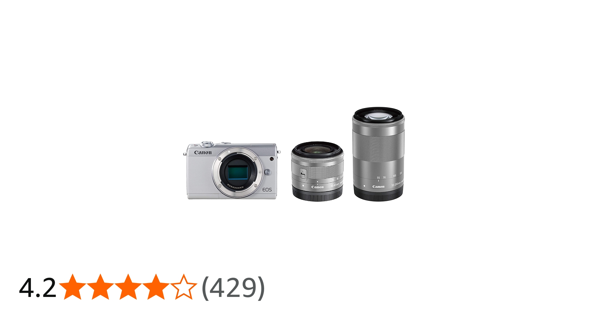 Amazon | Canon ミラーレス一眼カメラ EOS M100 ダブルズームキット