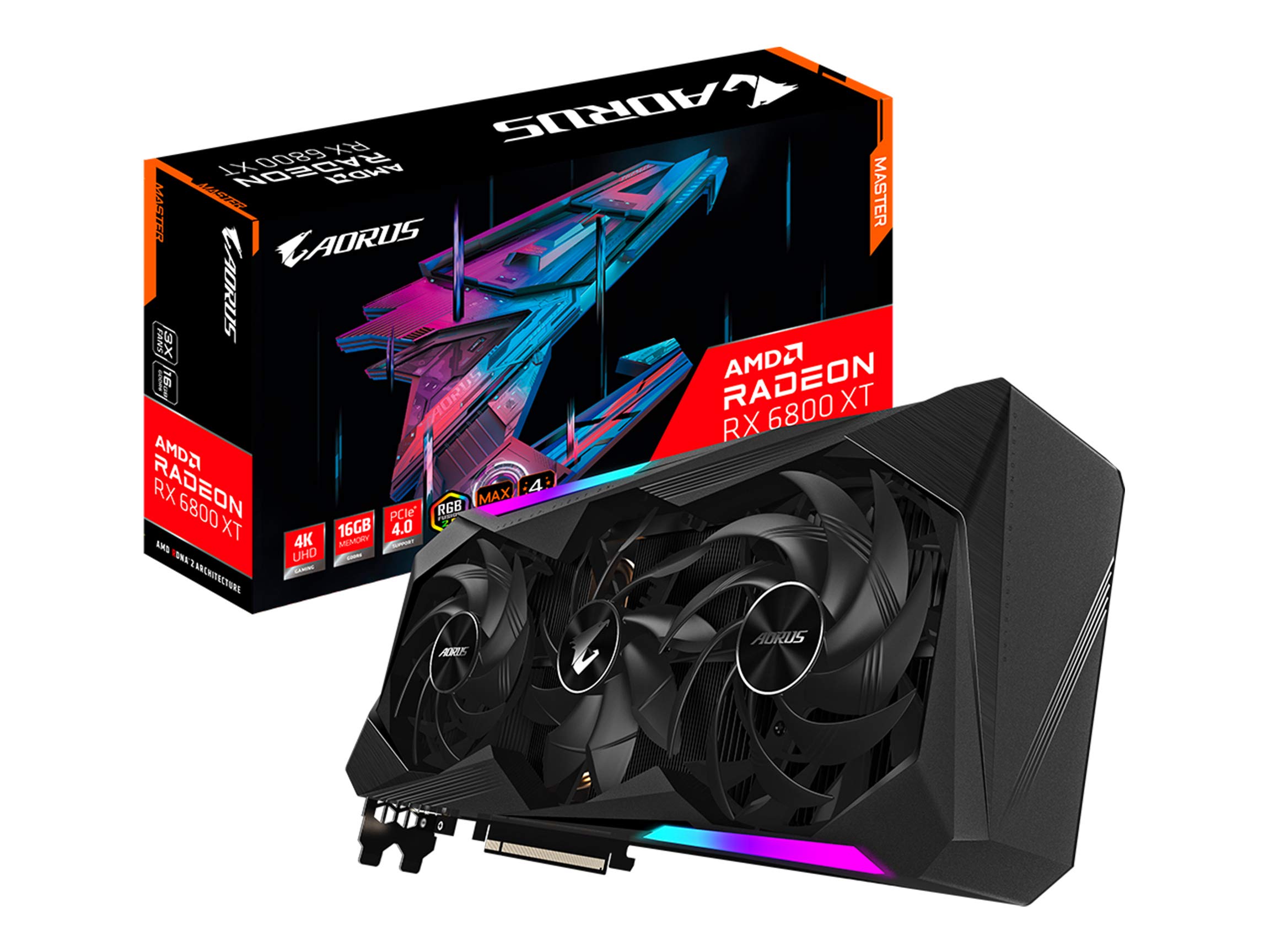 Amazon | Gigabyte AORUS Radeon RX 6800 XT Master 16G グラフィック
