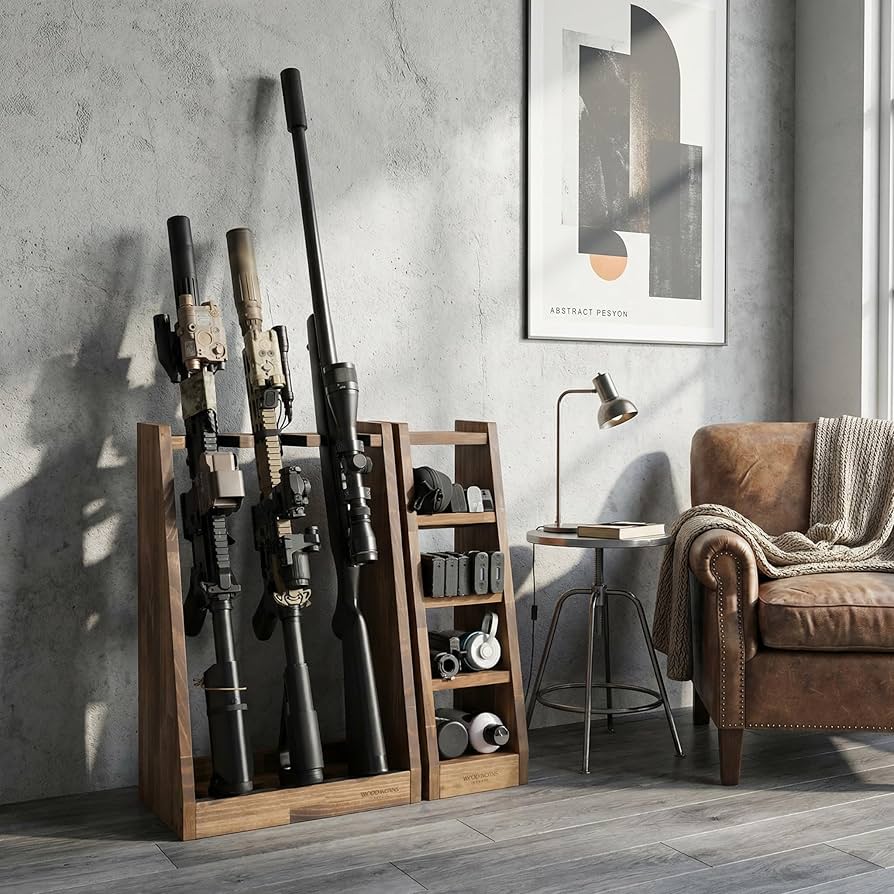 Amazon｜WOOD WORKS 日本製 ライフル・ハンドガン兼用 マガジン収納