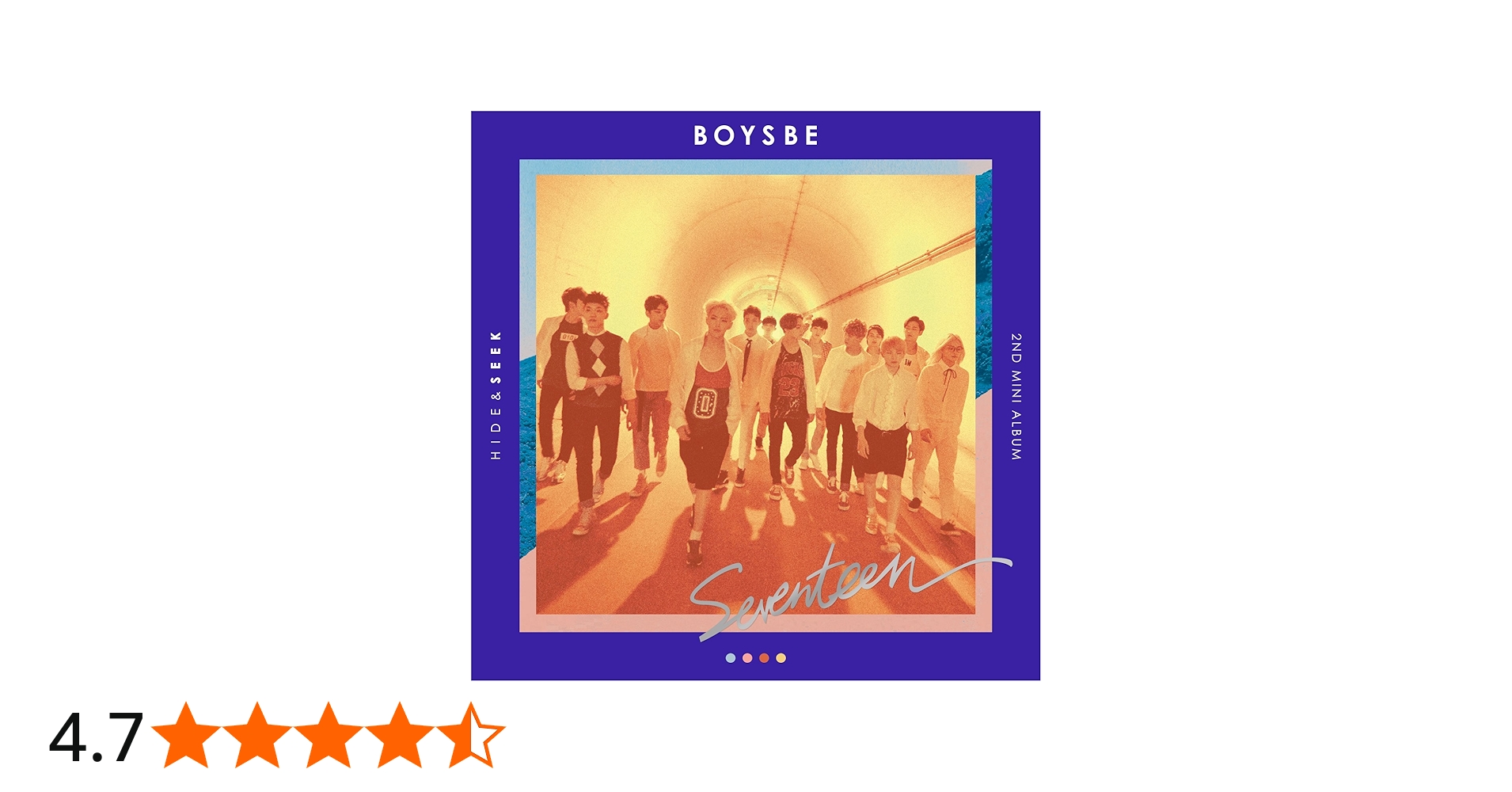 Amazon.co.jp: SEVENTEEN 2nd Mini Album 'BOYS BE' (韓国盤