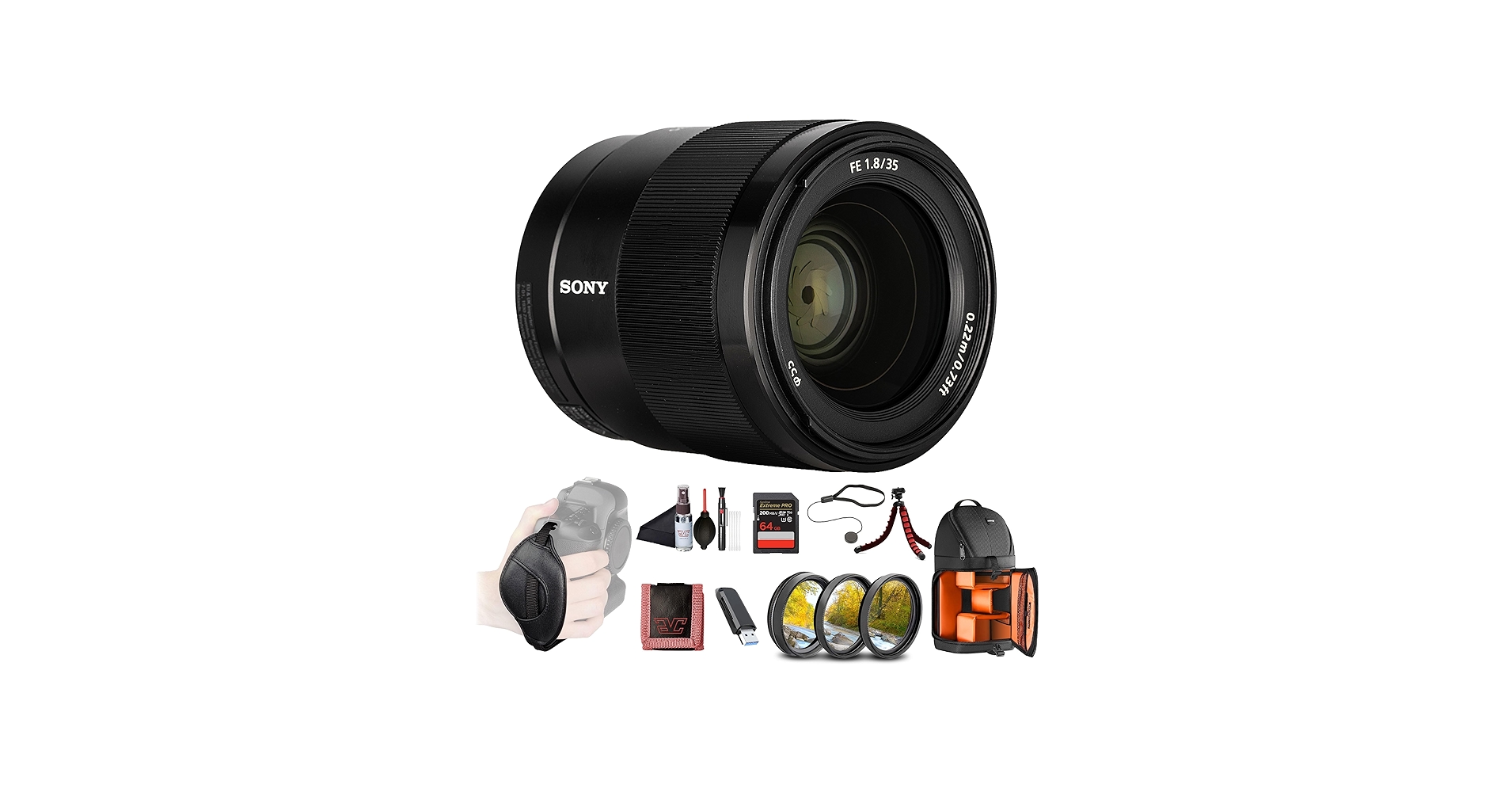 Amazon.com : Sony FE 35mm F1.8 Wide-Angle Prime Lens (SEL35F18F