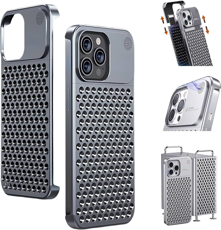 Amazon.com: SLAKOP Compatible with iPhone 15 Pro/Pro Max Metal