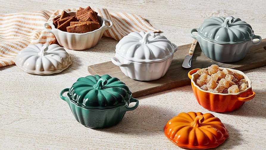 Amazon｜ル・クルーゼ(Le Creuset) ミニ・ココット・パンプキン 350ml