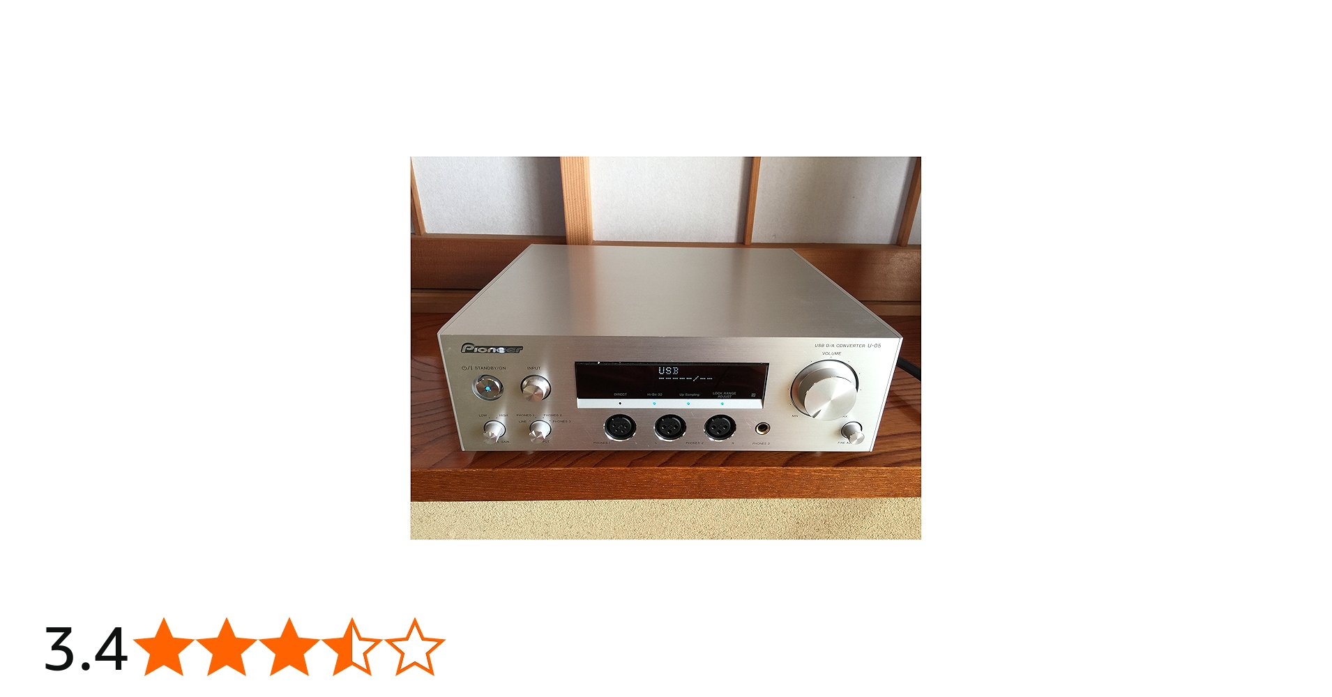 Amazon.co.jp: パイオニア USB DAC ヘッドホンアンプ内蔵 U-05 : 家電