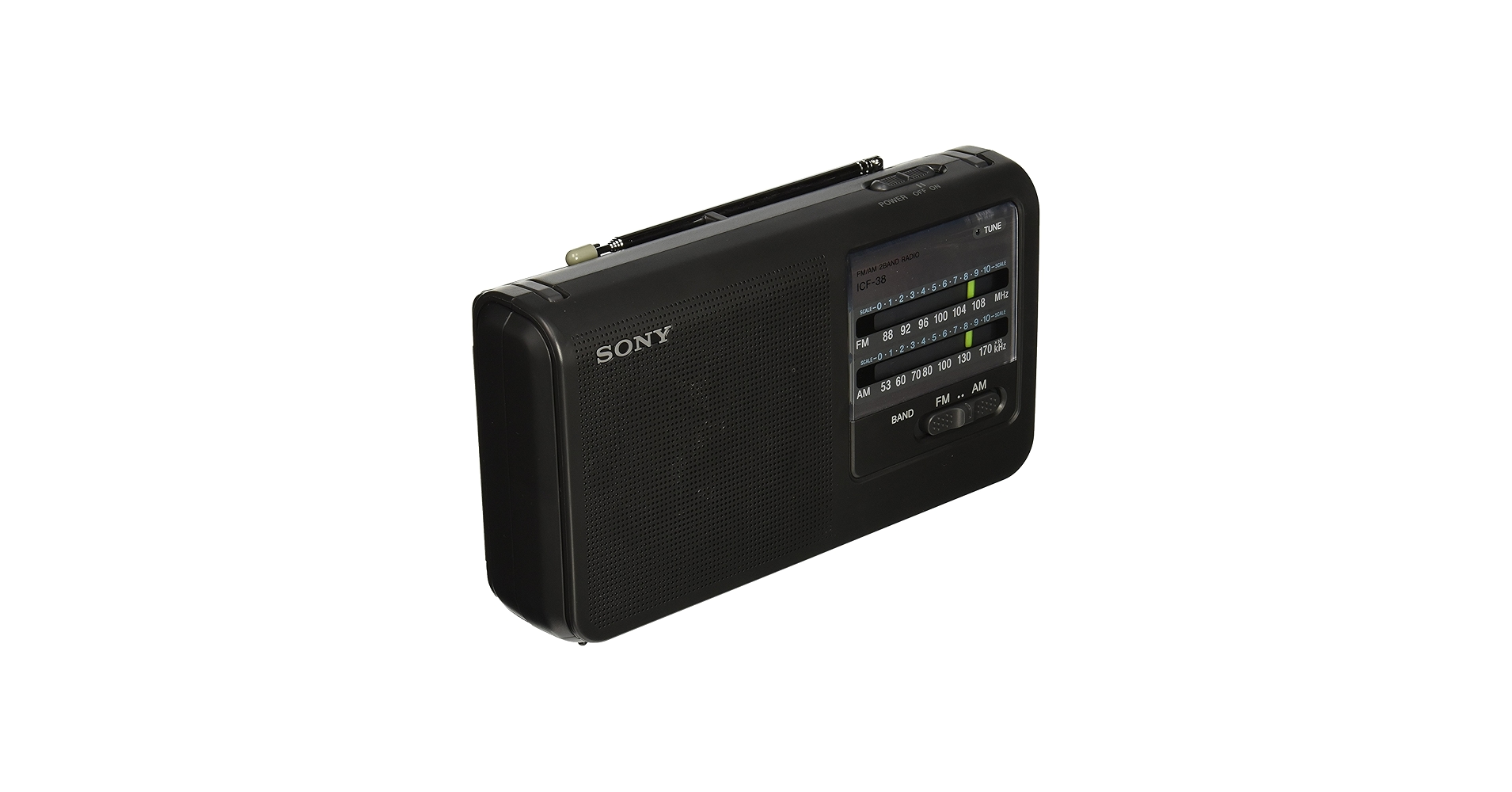 Amazon.com: Sony ICF38 Portable AM/FM Radio (Black) : Electronics