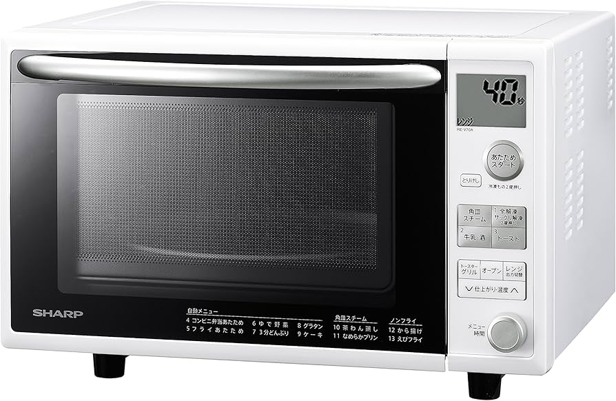 Amazon | シャープ スチームオーブンレンジ 20L ホワイト RE-V70A-W