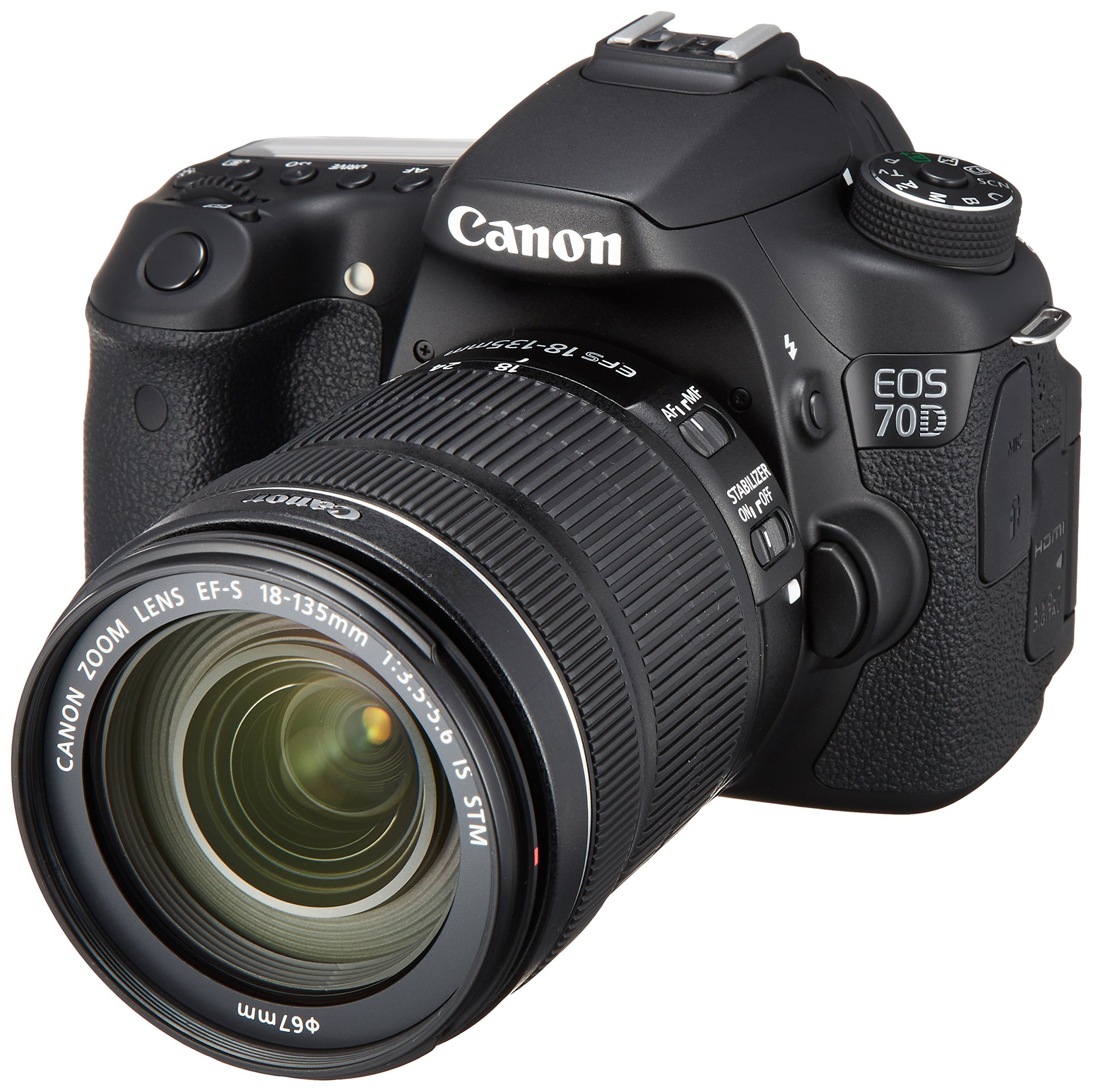 Amazon.com : Canon EOS 70D Digital SLR Camera with 18-135mm STM