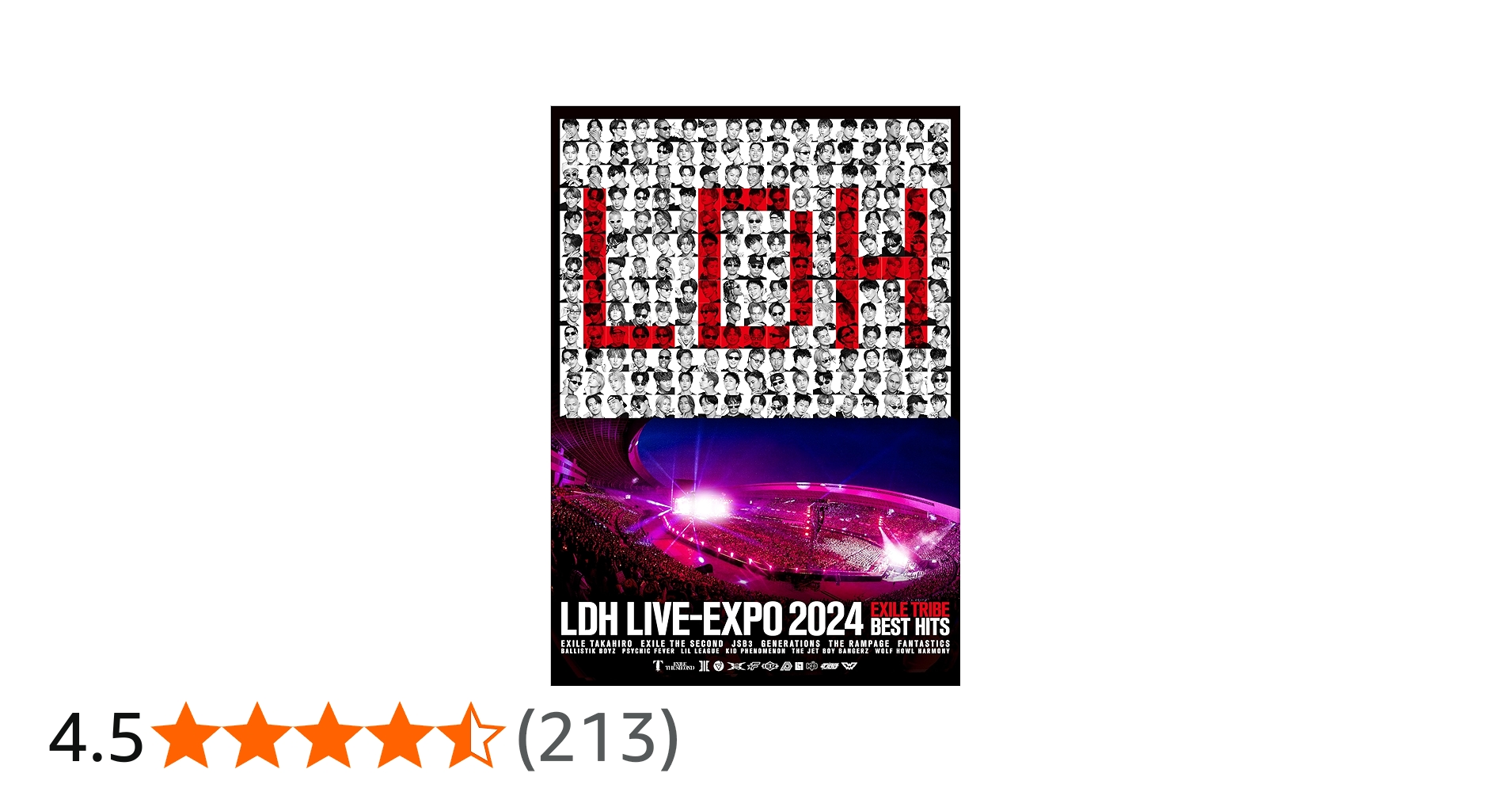 Amazon.co.jp: LDH LIVE-EXPO 2024 -EXILE TRIBE BEST HITS-(DVD2枚組