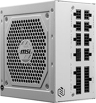 Amazon | MSI MAG A850GL PCIE5 WHITE PC電源ユニット 850W ATX3.1