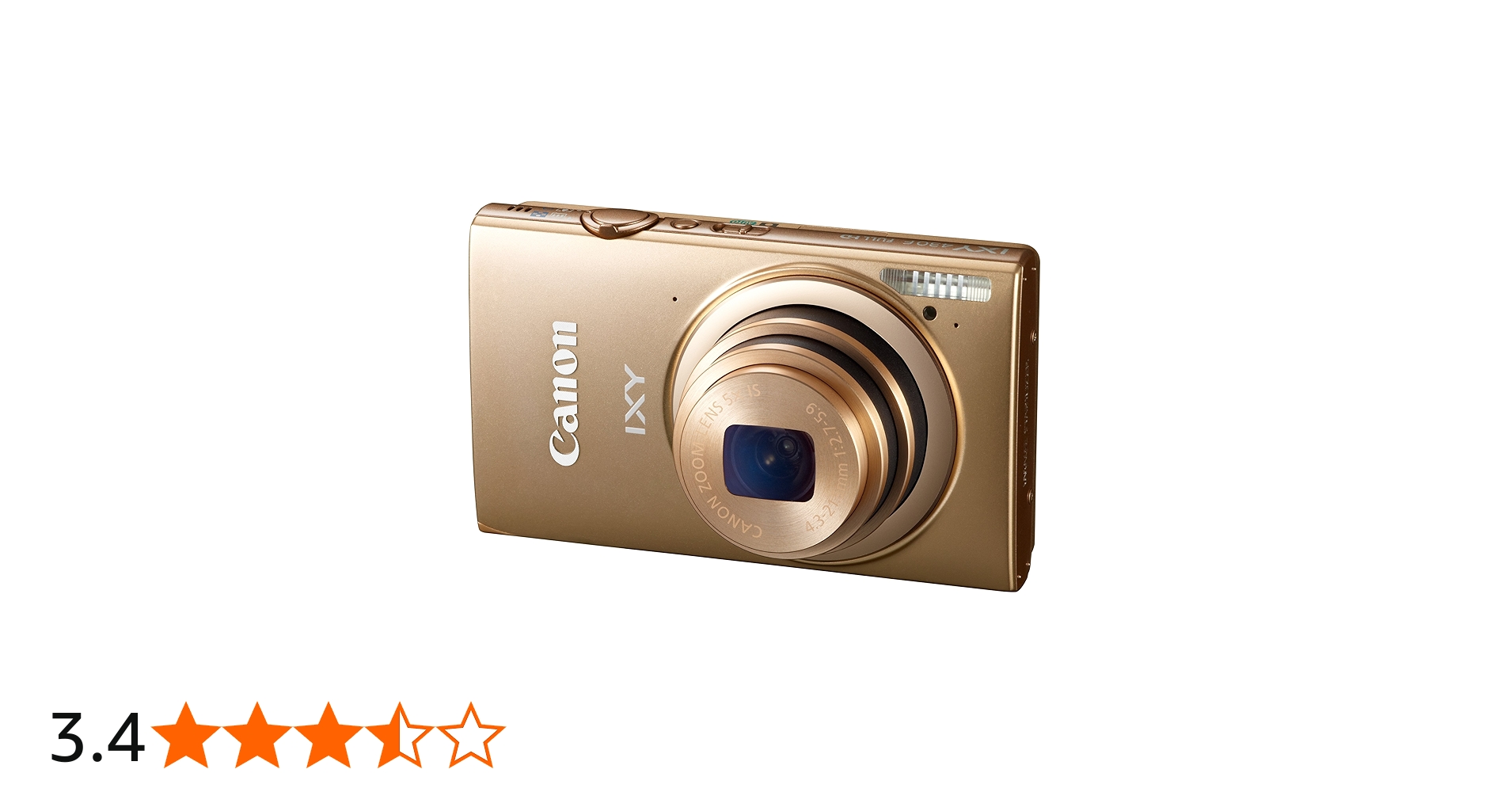 Amazon | Canon デジタルカメラ IXY 430F ゴールド 1600万画素 光学5倍