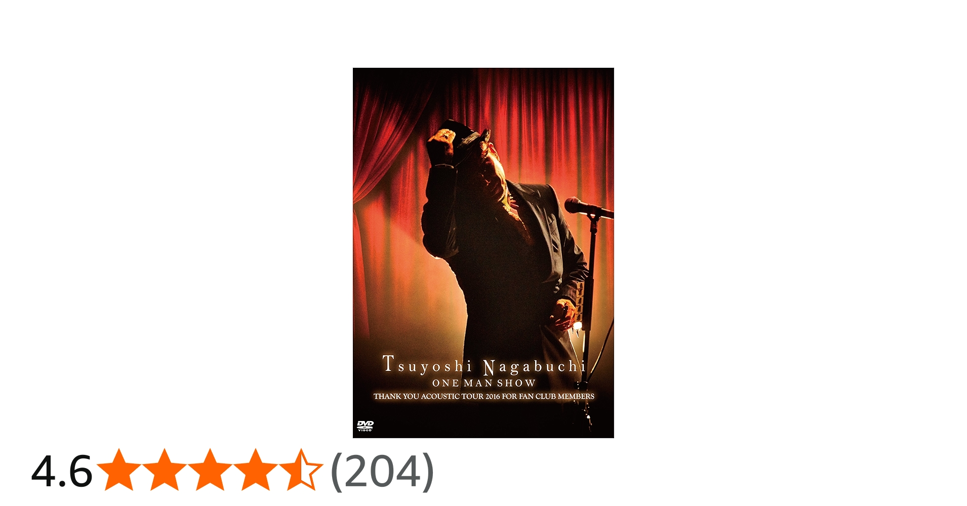 Amazon.co.jp: Tsuyoshi Nagabuchi ONE MAN SHOW [DVD] : 長渕剛: DVD