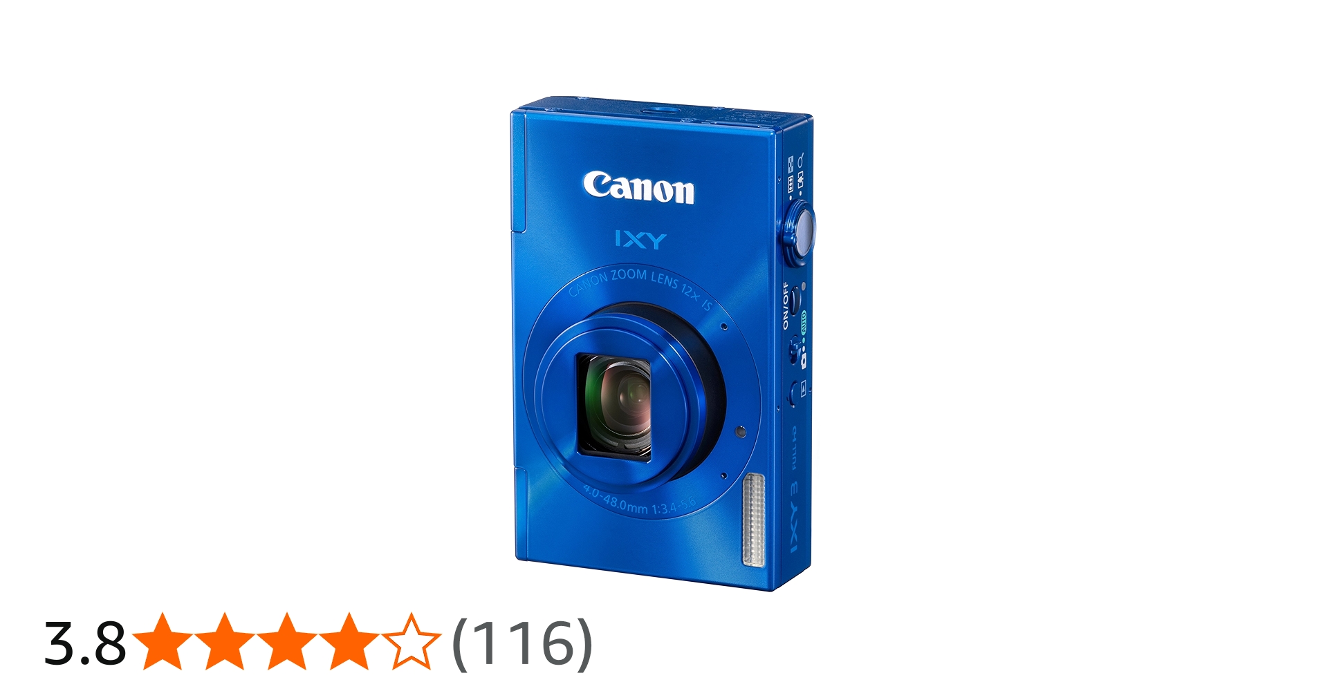 Amazon | Canon デジタルカメラ IXY 3 約1010万画素 光学12倍ズーム
