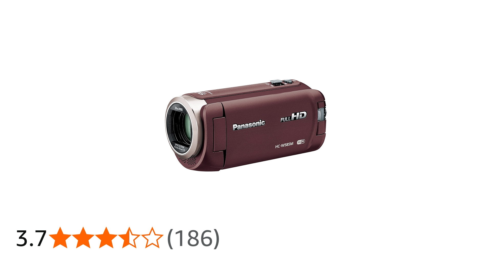 Amazon.co.jp: パナソニック HDビデオカメラ W585M 64GB ワイプ撮り 高