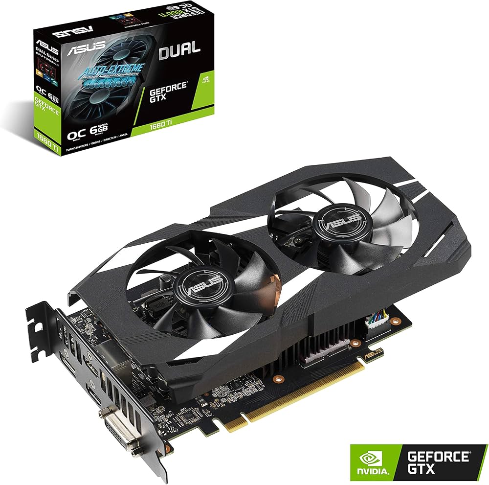 Amazon | ASUS NVIDIA GTX1660TI 搭載 デュアルファンモデル 6G DUAL