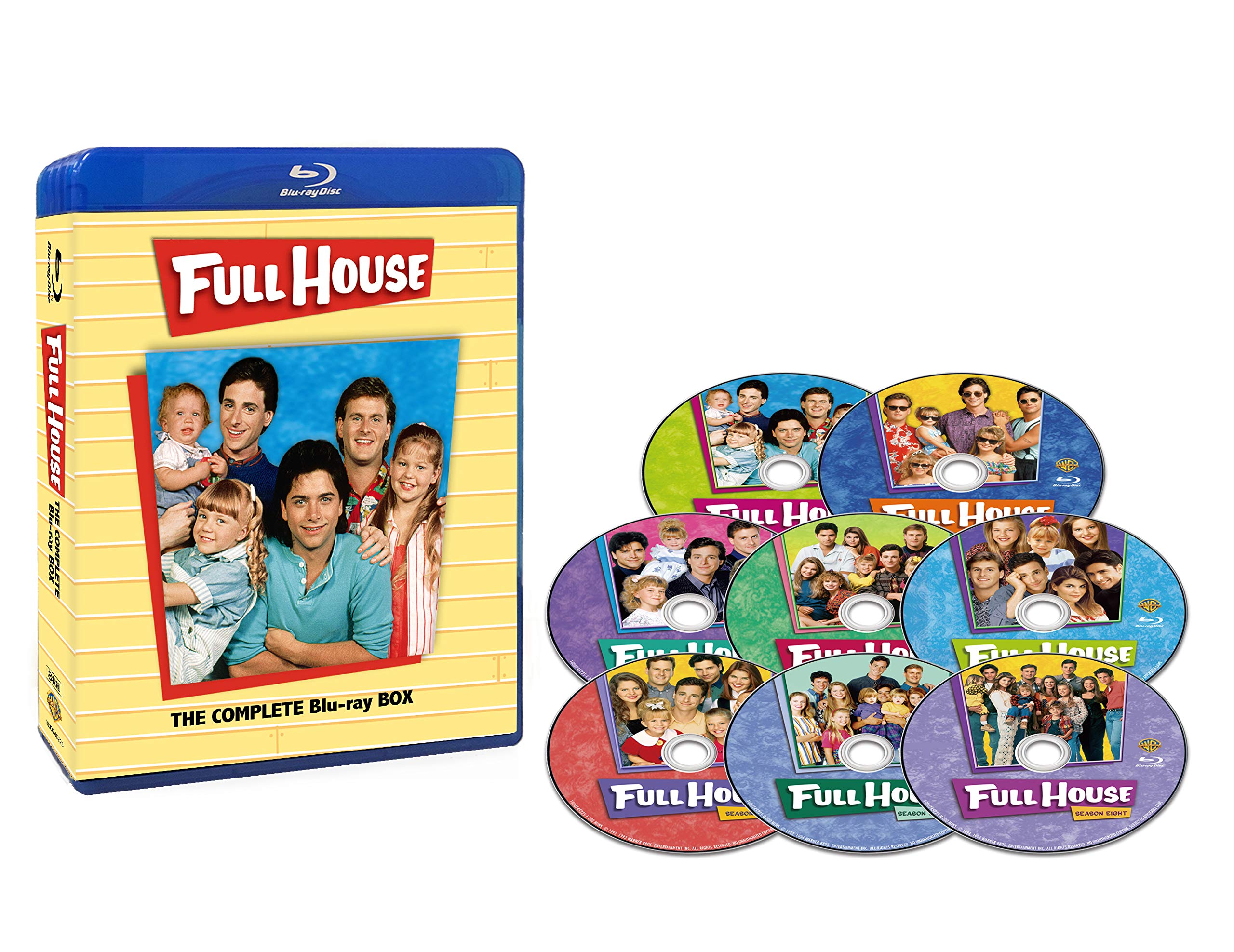 Amazon.co.jp: フルハウス シーズン1-8 全話まとめ見ブルーレイ (8枚組
