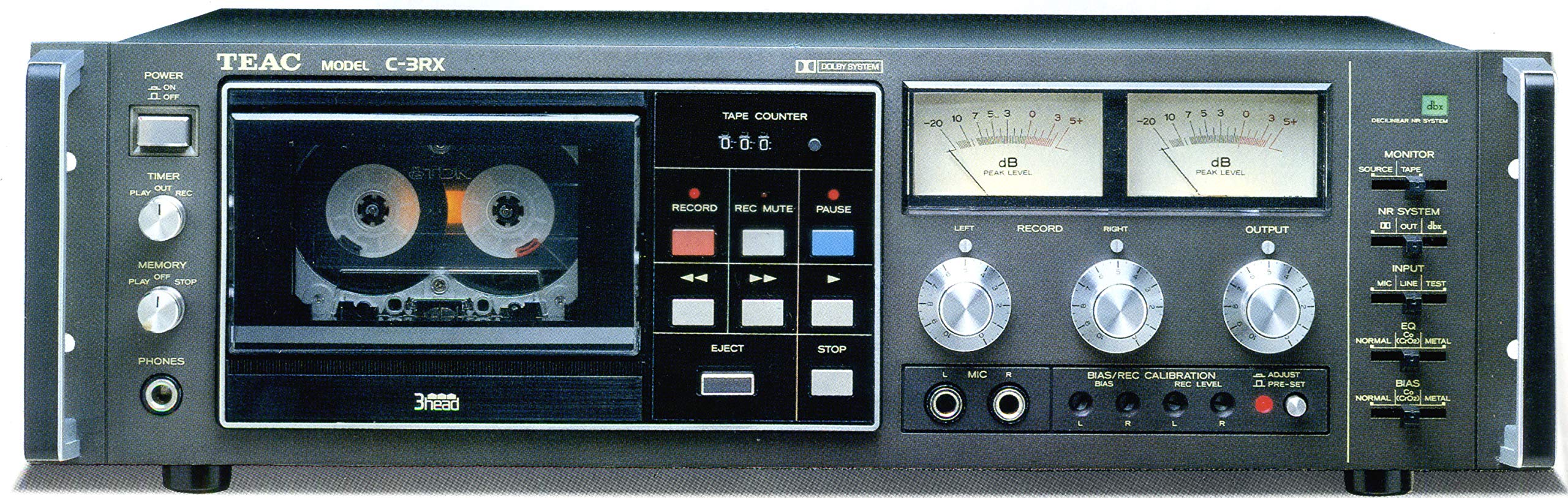 Amazon.co.jp: TEAC C-3RX 3ヘッドカセットデッキ : 家電＆カメラ
