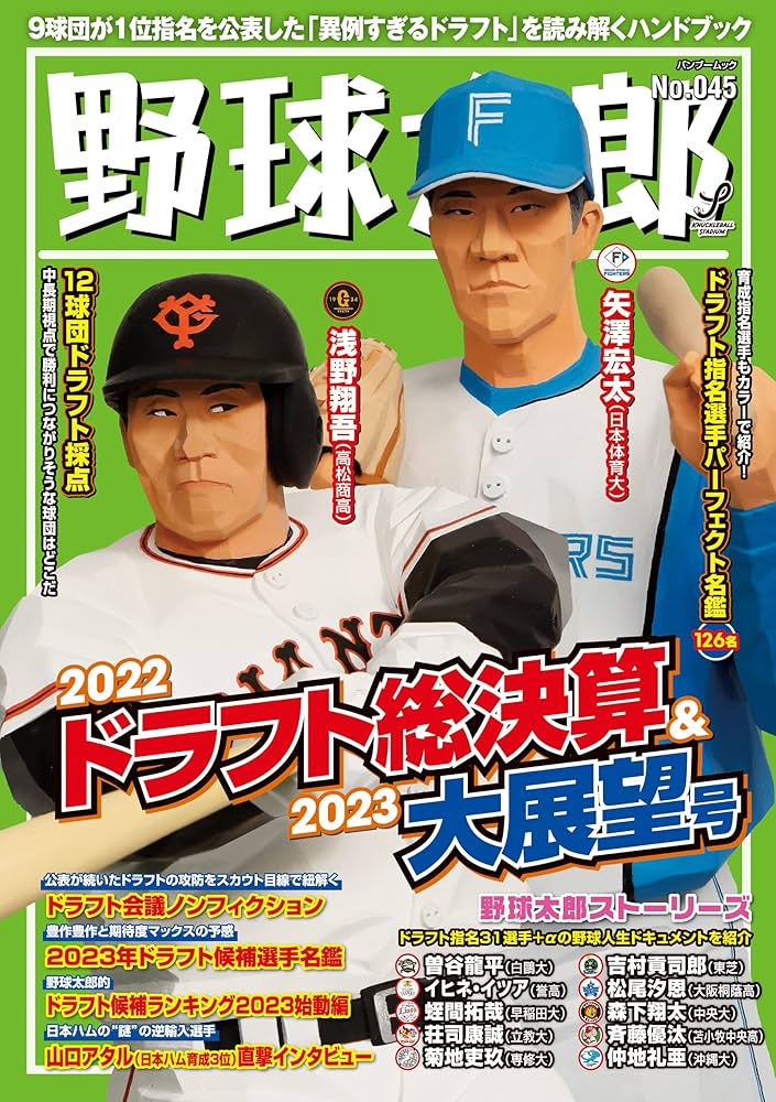野球太郎No.045 2022ドラフト総決算&2023大展望号 (バンブームック