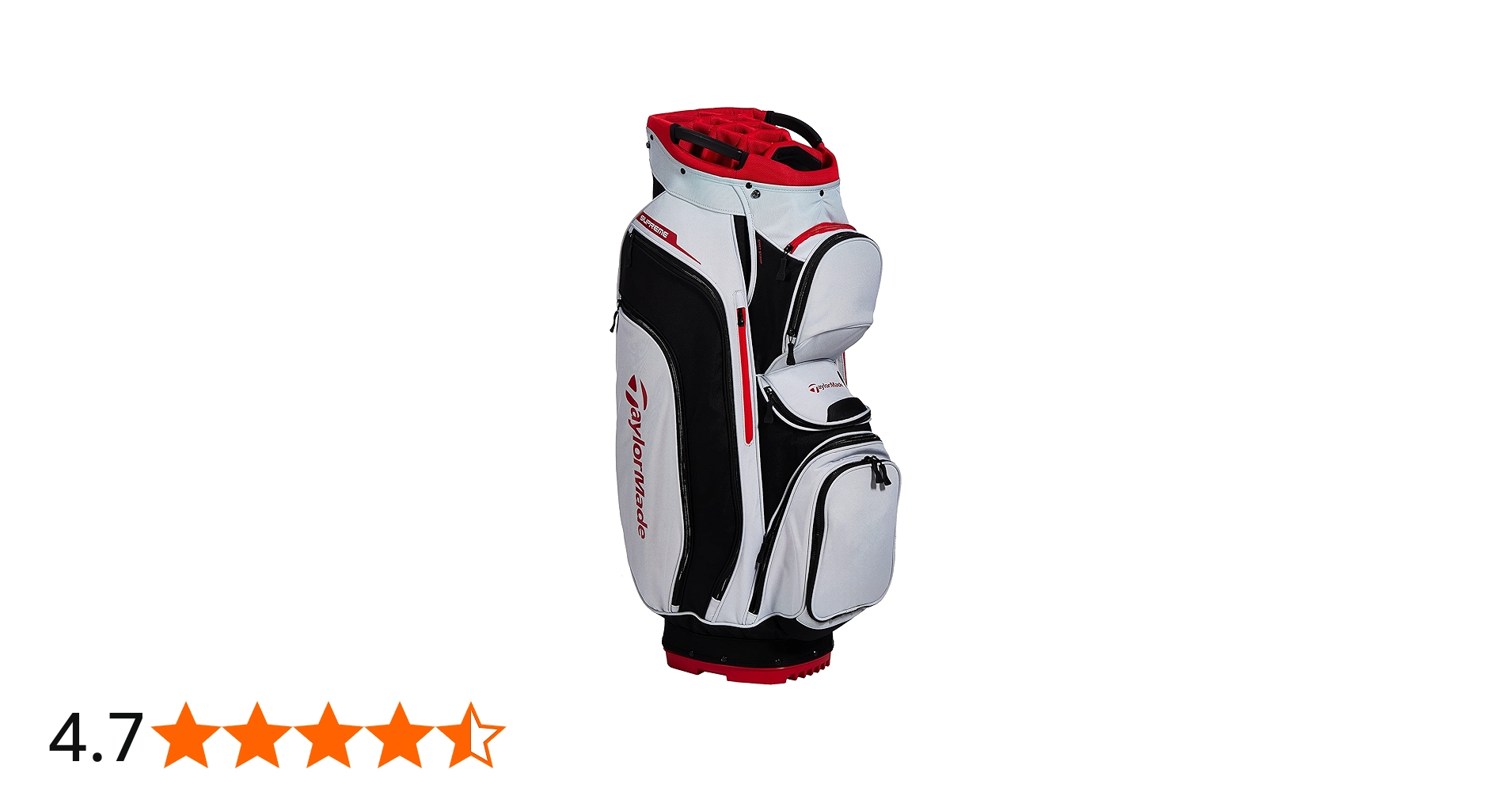 Amazon | TaylorMade Supreme カートバッグ シルバー ホワイト