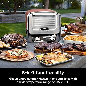Amazon.com: Ninja Woodfire Outdoor Pizza Oven, 8-in-1 Portable