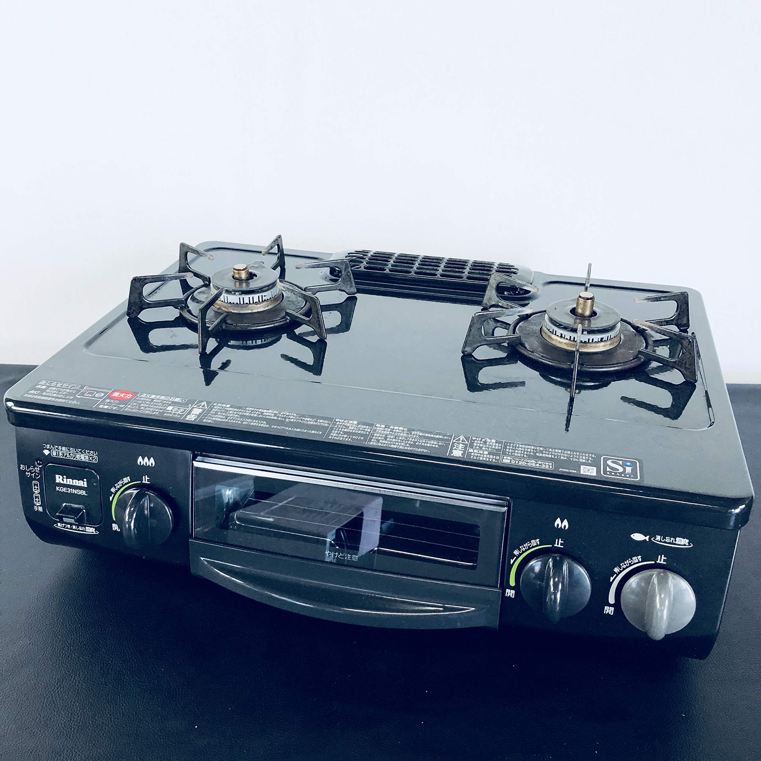Amazon | Rinnai 都市ガス用 ガステーブルRT31NHS-L ブラック 56cm 左