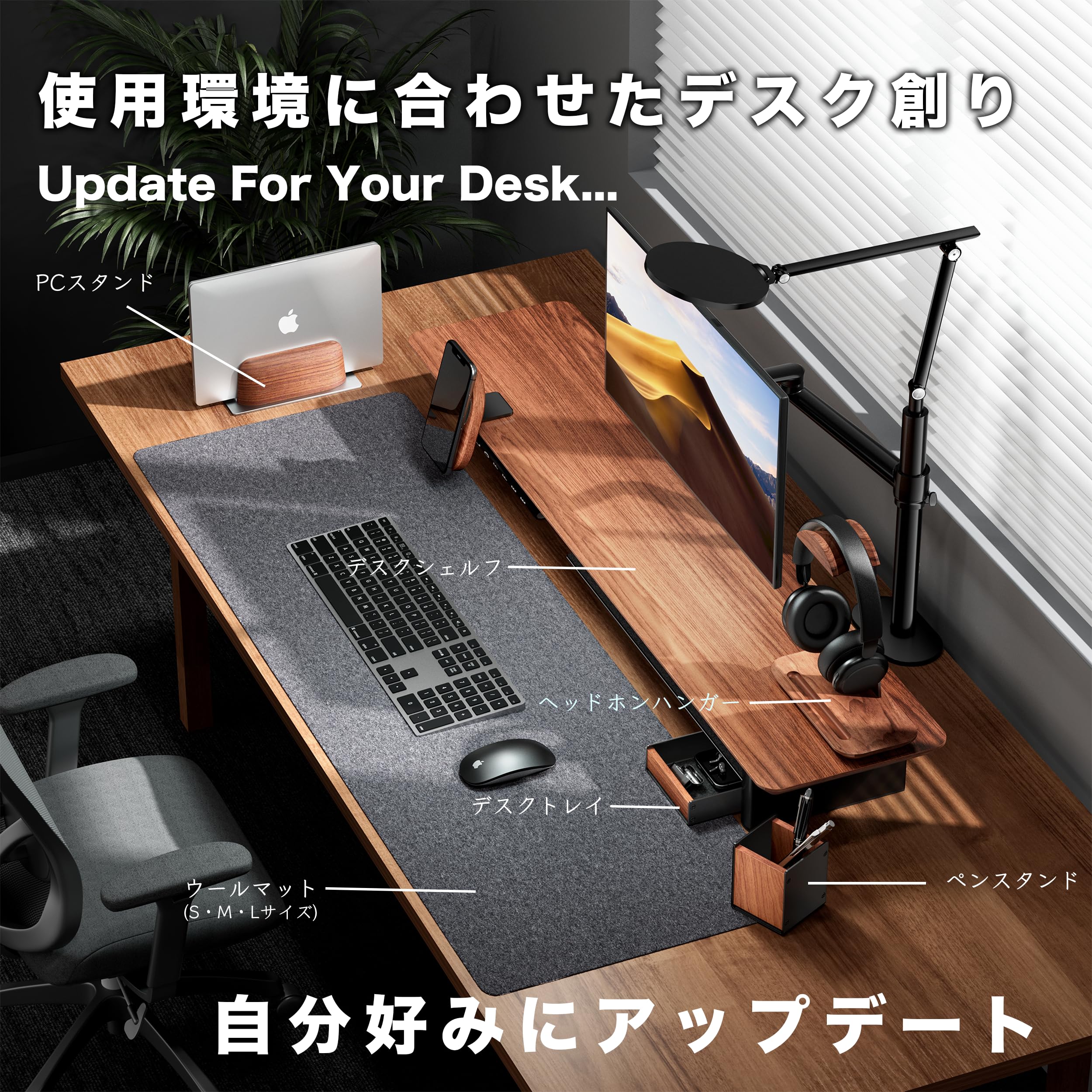 Amazon | amesoba ペンホルダー ウォールナット ブラックアルミニウム