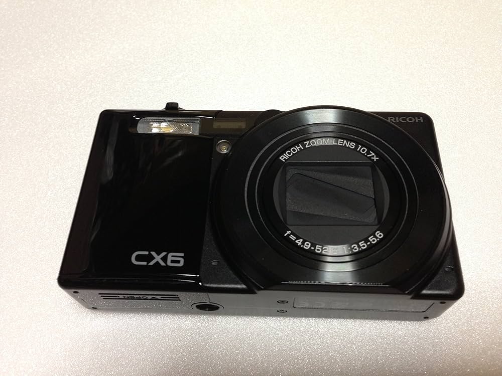 Amazon | RICOH デジタルカメラ CX6ブラック CX6-BK | コンパクト 通販