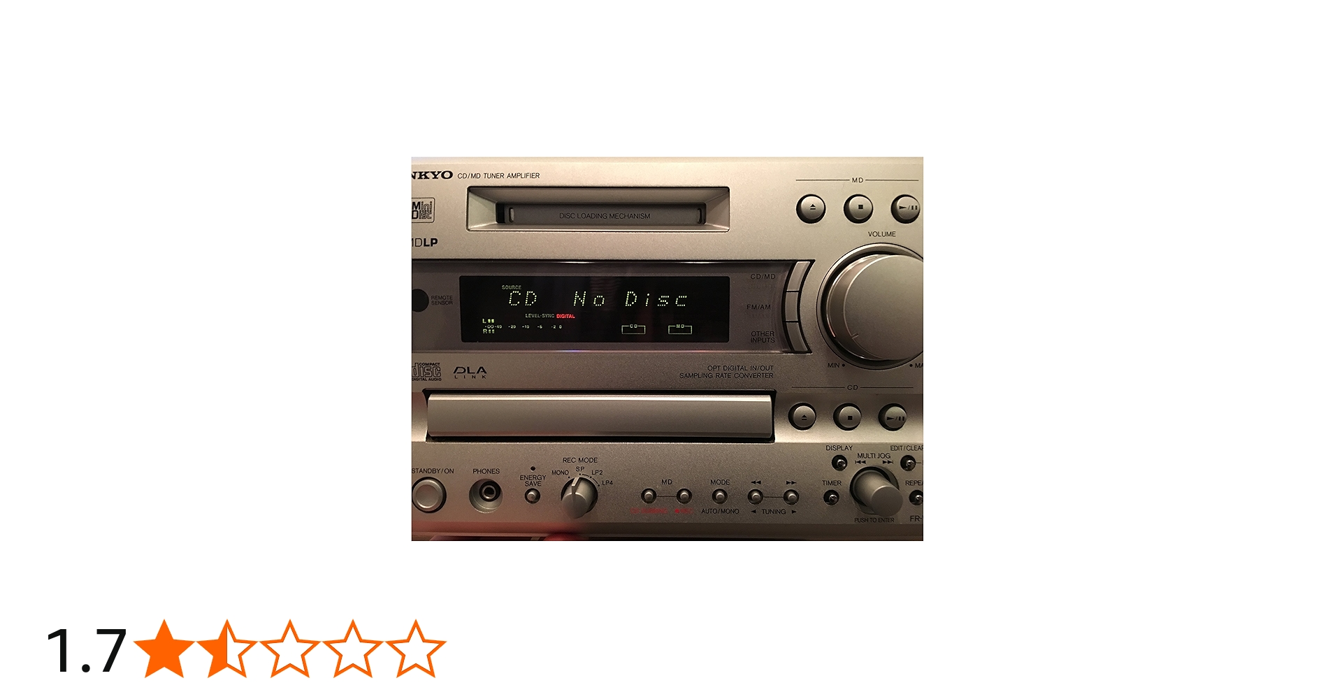 Amazon | ONKYO オンキヨー（オンキョー） FR-V77 CD/MDチューナー