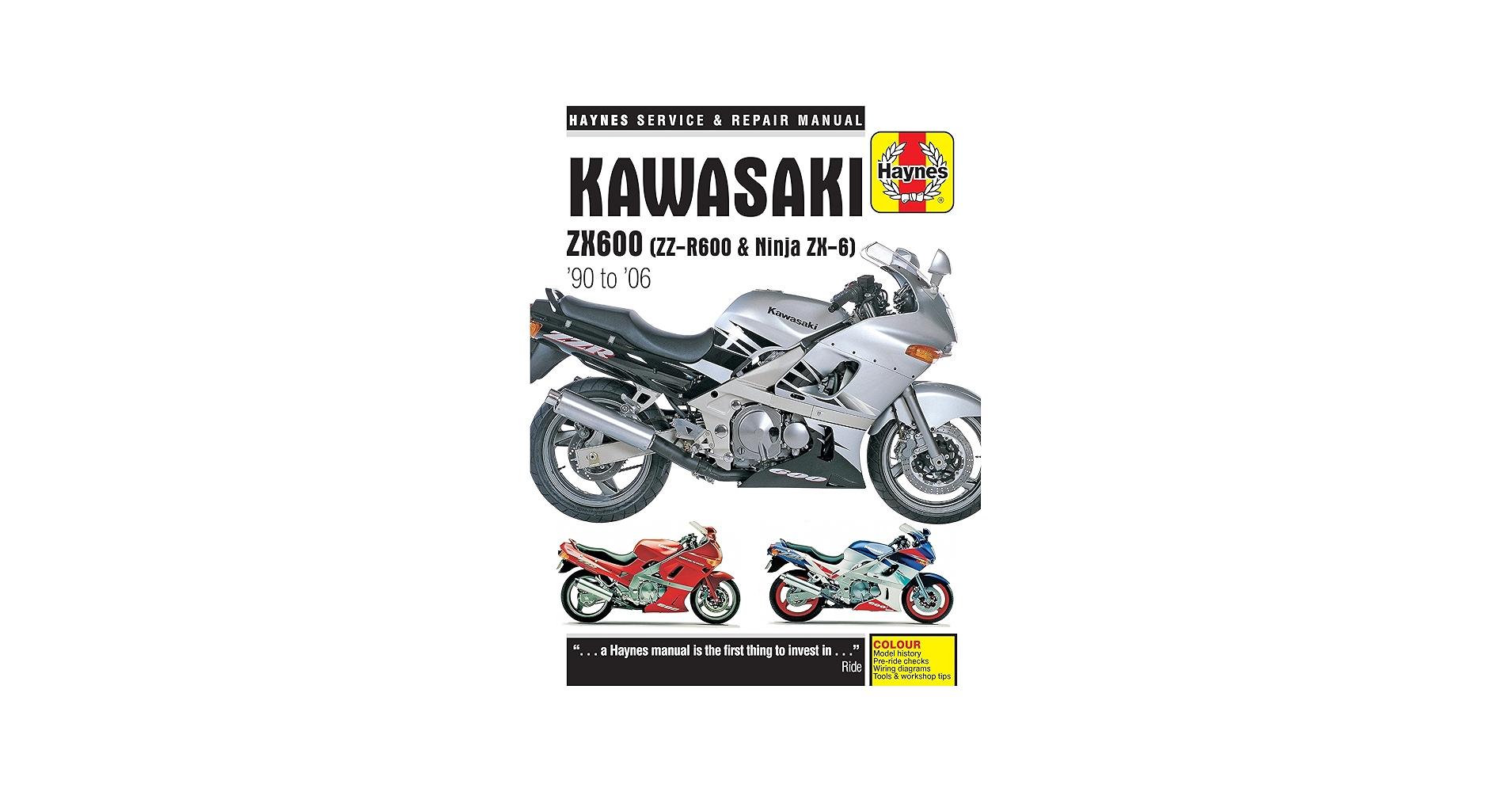 Kawasaki ZX600 (ZZ-R600 & Ninja ZX-6) '90 to '06 (Haynes Service