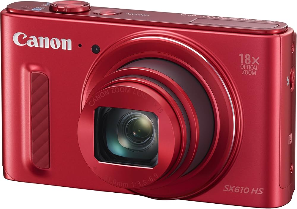 Amazon | Canon デジタルカメラ PowerShot SX610 HS レッド 光学18倍