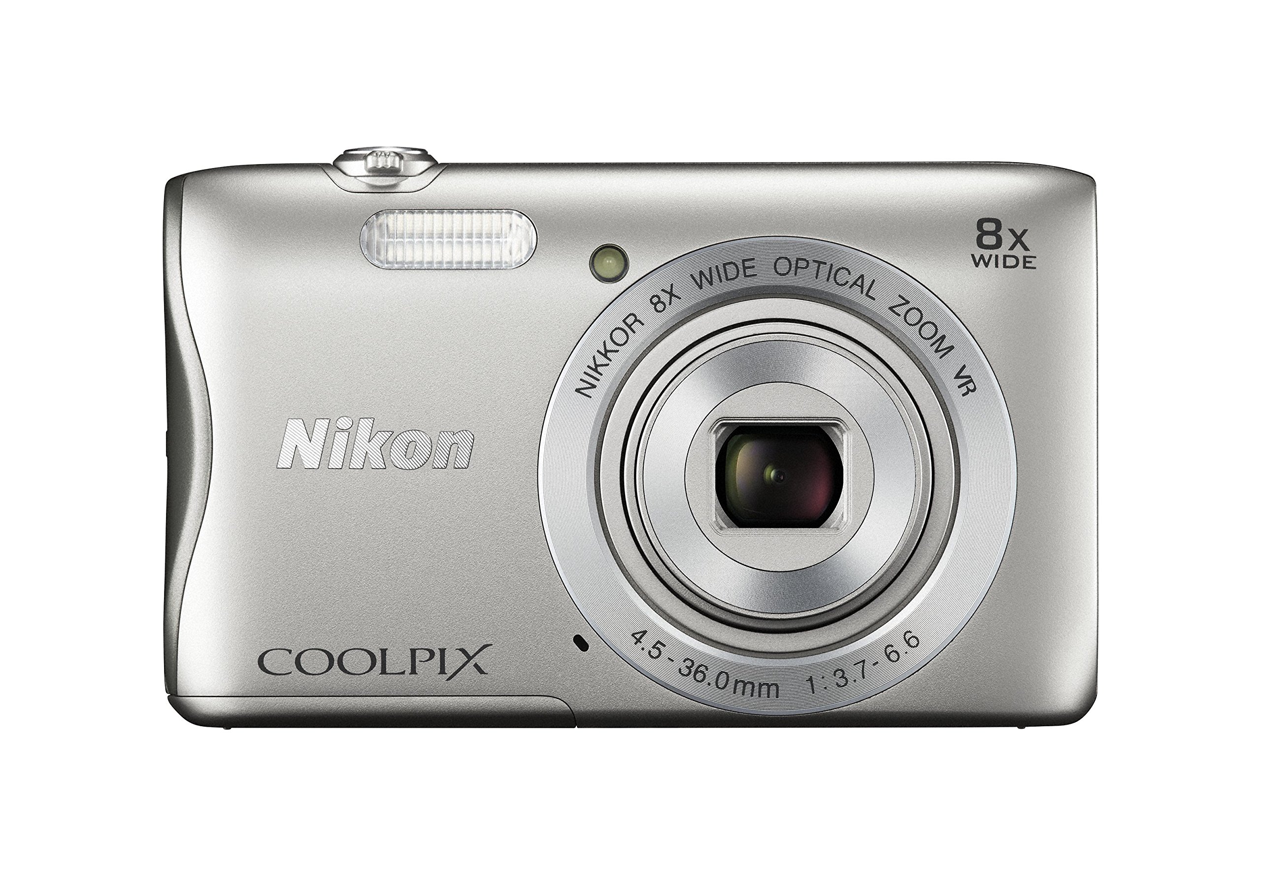 Amazon | Nikon デジタルカメラ COOLPIX S3700 シルバー 光学8倍ズーム