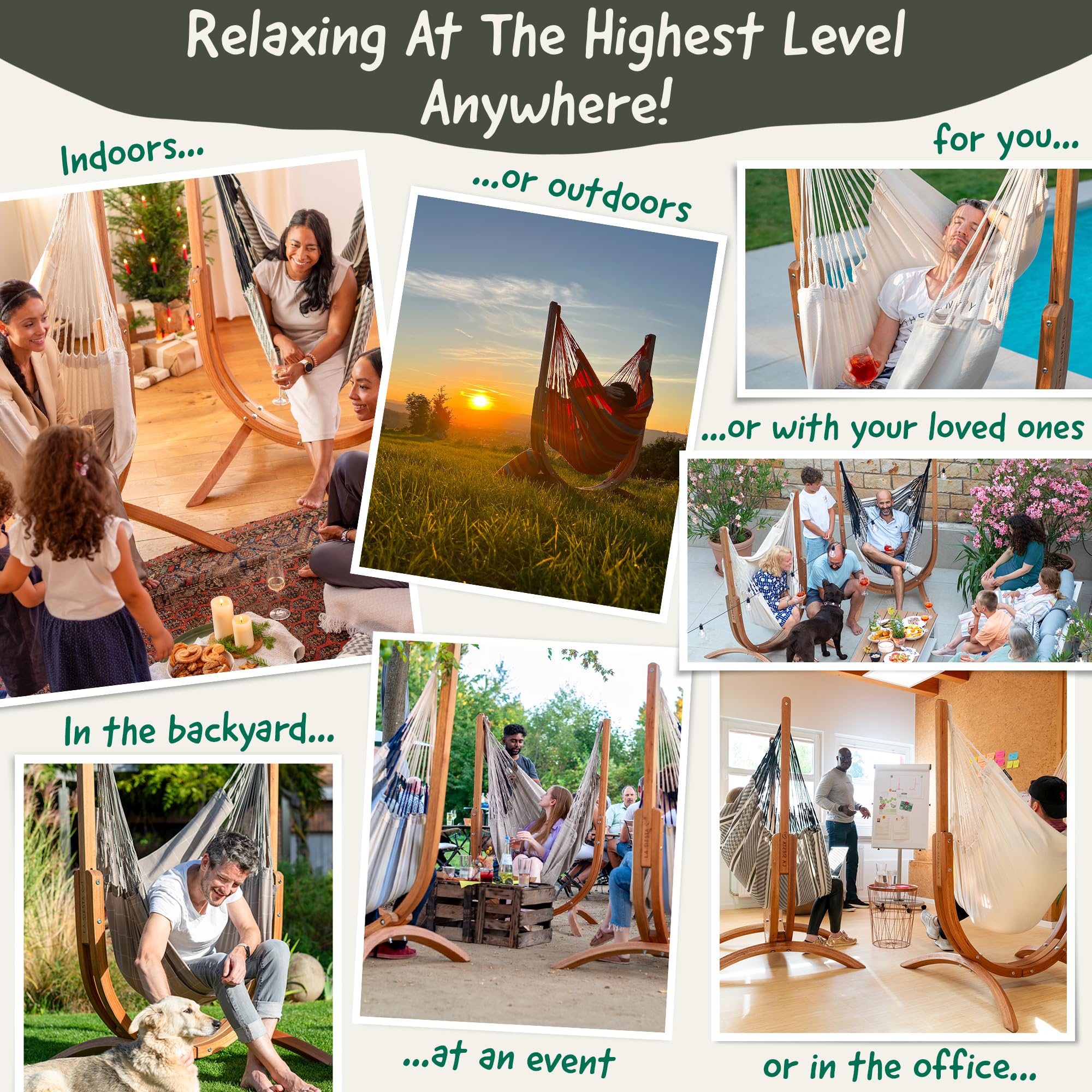 Amazon.co.jp: LA SIESTA(ラシエスタ) ハンモックチェア＆スタンド