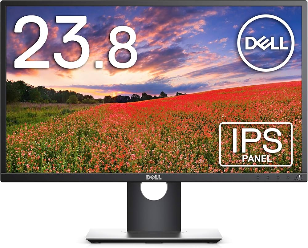 Amazon.co.jp: Dell モニター 23.8インチ 超広視野角&スリムベゼル