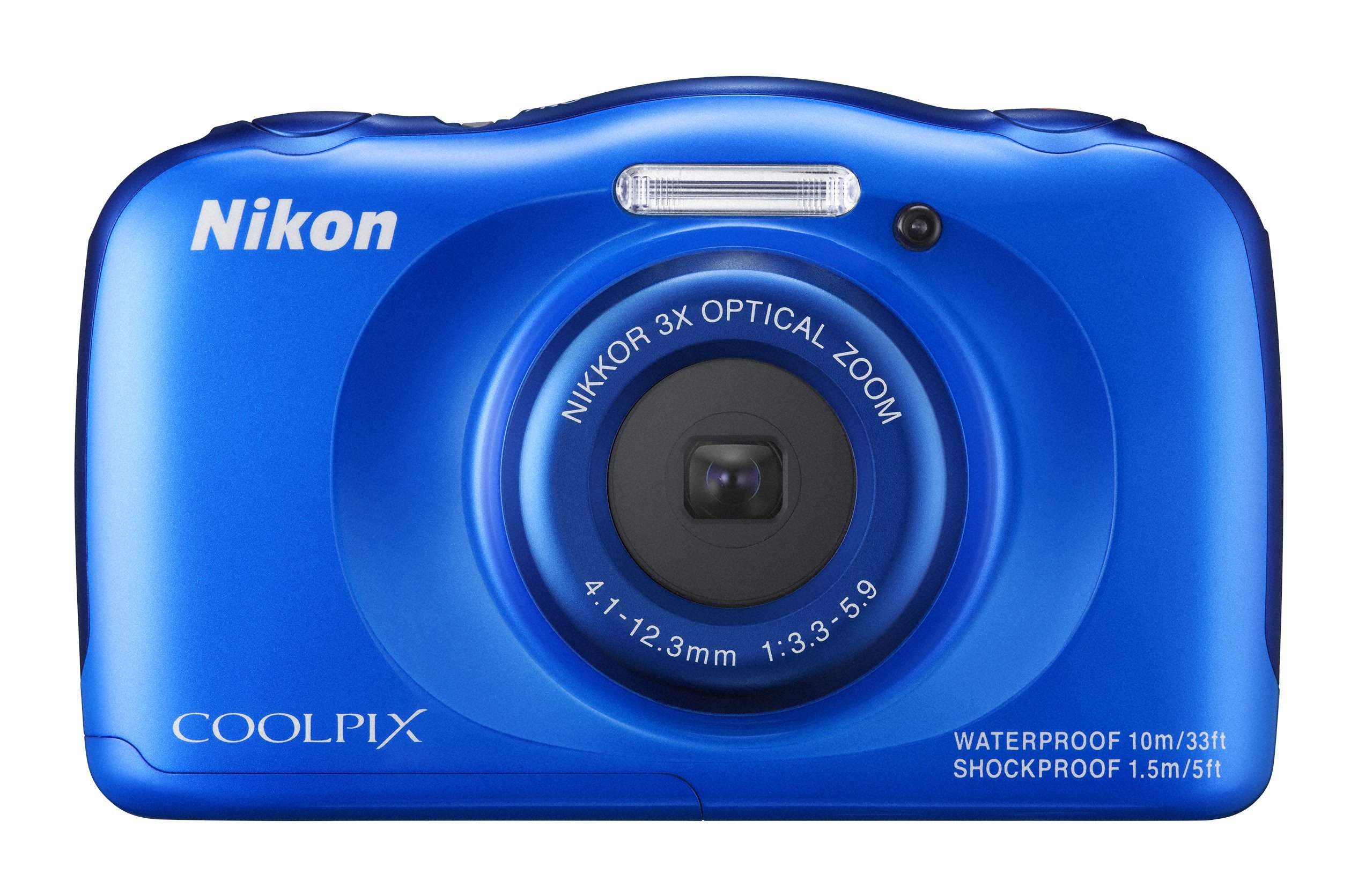 Amazon.com : Nikon COOLPIX S33 Waterproof Digital Camera (Blue