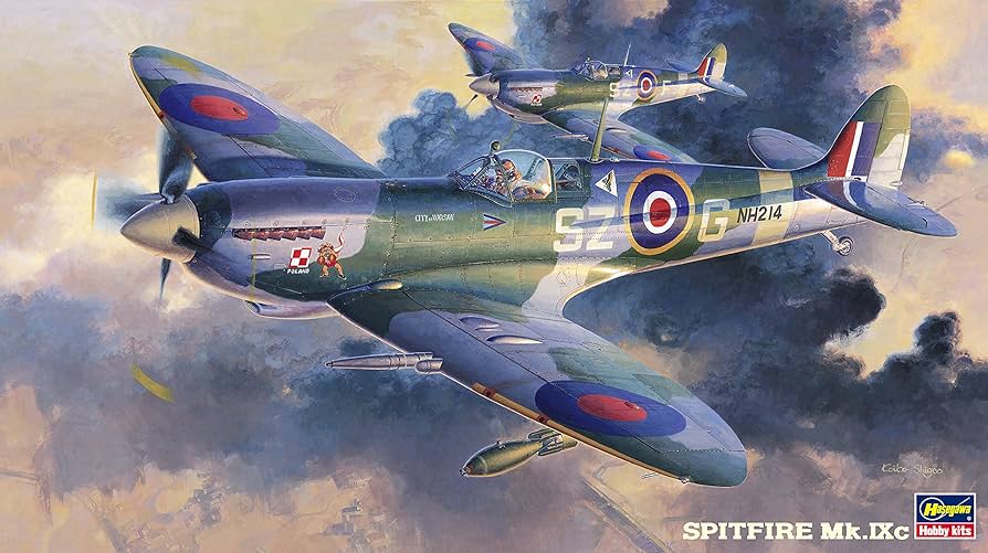 Amazon.com: Hasegawa 1/48 British Air Force Spitfire Mk.IXc