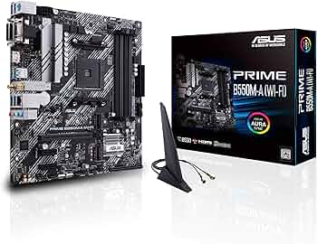 ASUS Prime B550M-A WiFi AMD AM4 (3rd Gen Ryzen™) Micro ATX