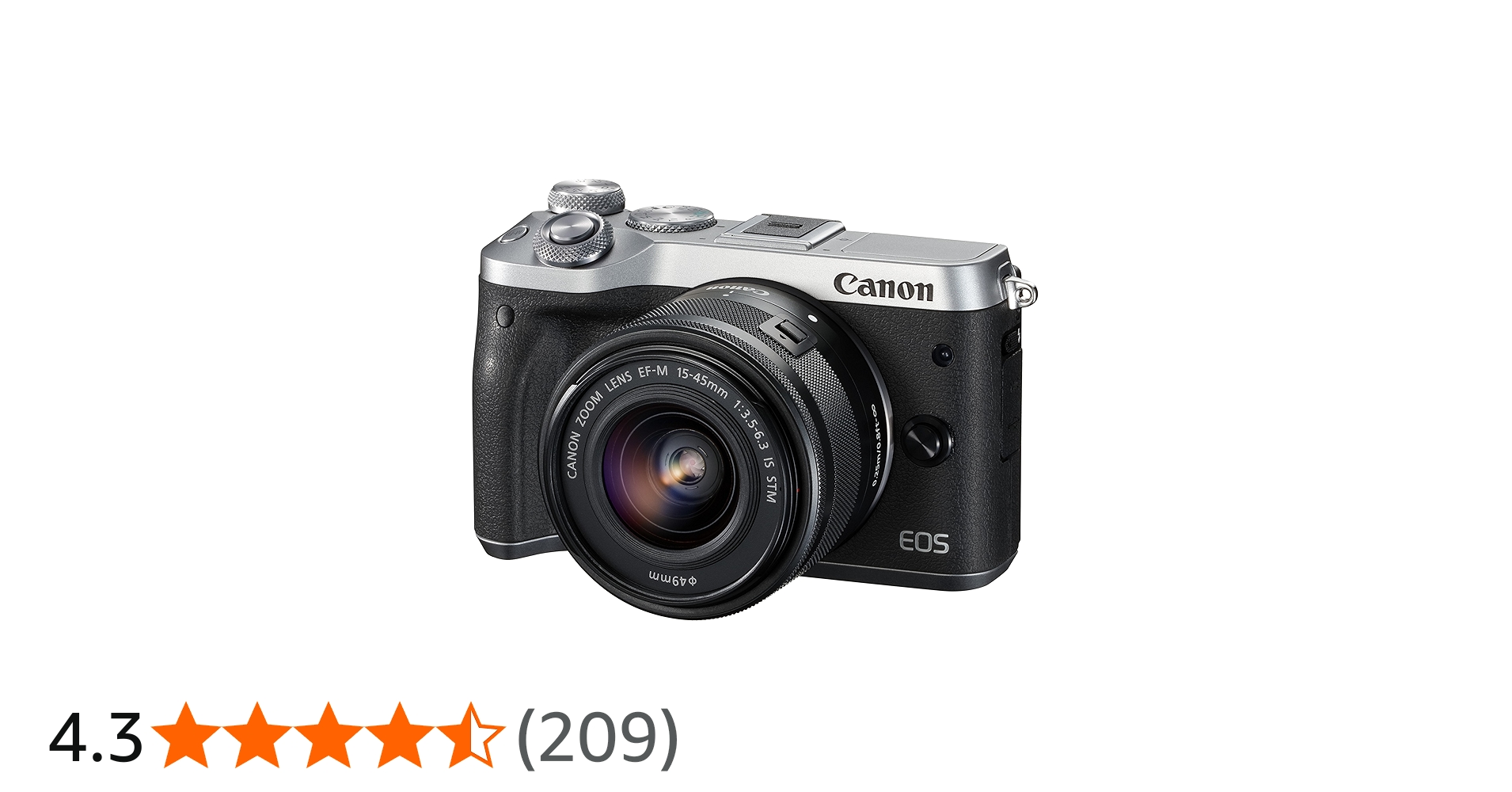 Amazon | Canon ミラーレス一眼カメラ EOS M6 レンズキット(シルバー