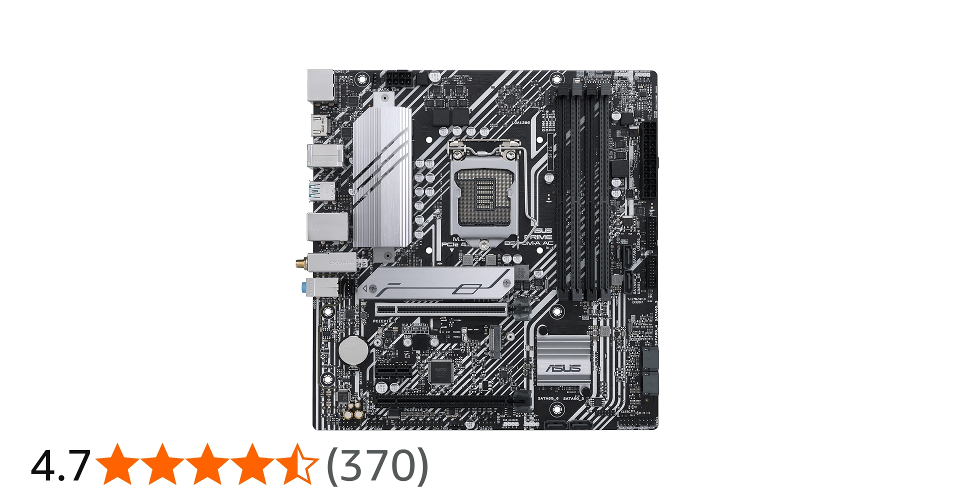 Amazon | ASUS Prime B560M-A AC Intel B560 (LGA1200) mATX