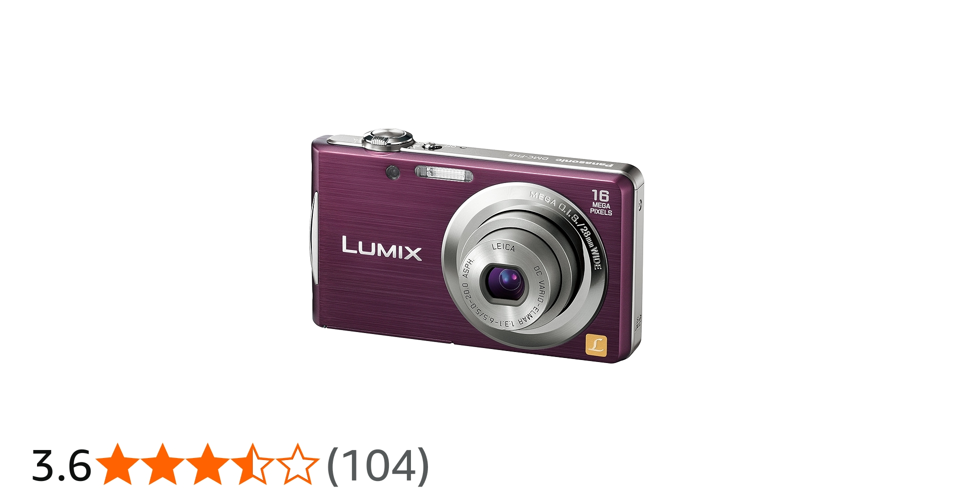 Amazon | パナソニック デジタルカメラ LUMIX FH5 バイオレット DMC