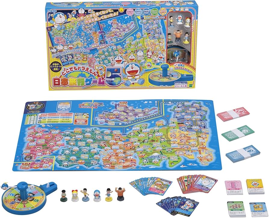 Amazon.co.jp: エポック(EPOCH) 社 どこでもドラえもん 日本旅行ゲーム