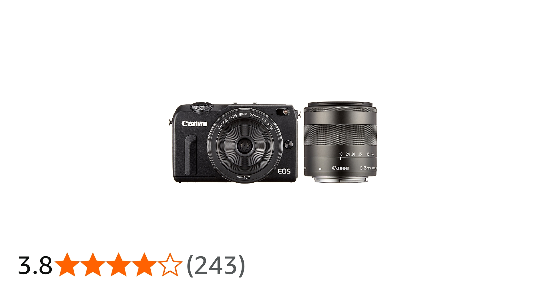 Amazon | Canon ミラーレス一眼カメラ EOS M2 ダブルレンズキット