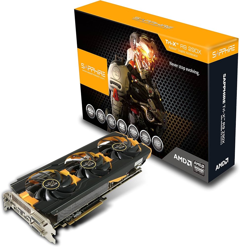 Amazon | Sapphire Radeon R9 290X 4GB GDDR5 デュアル DVI-D/HDMI/DP