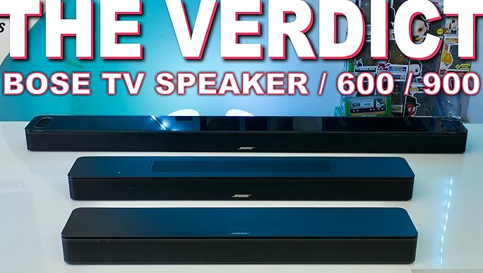 Amazon.com: Bose Smart Soundbar 600 with Dolby Atmos, Bluetooth