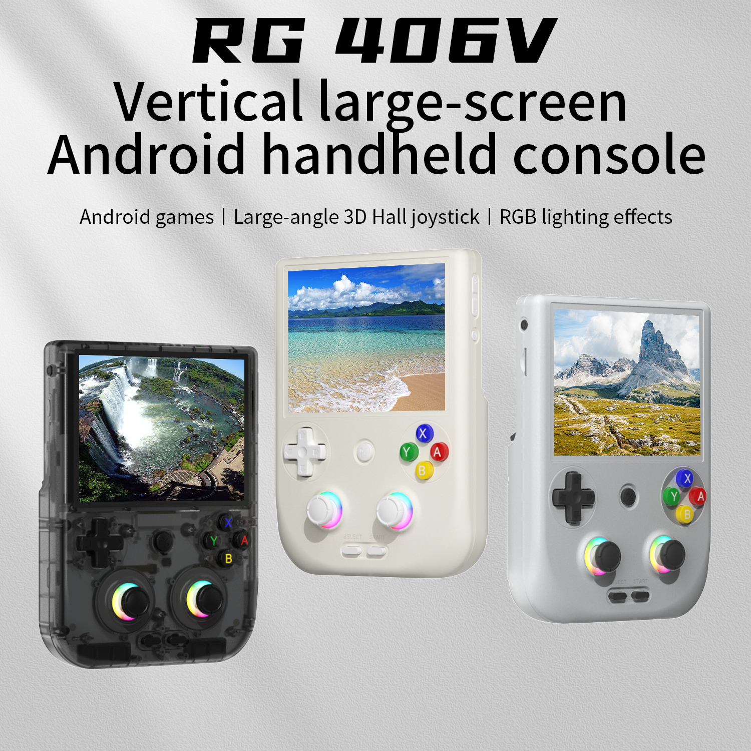 Amazon.com: GiipGoop RG406V Handheld Game Console RG 406V 4-inch